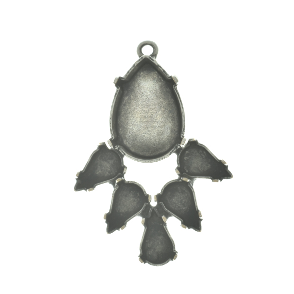 10x14mm Pear shape and 8x4.8mm Teardrop settings Mixed size Pendant base