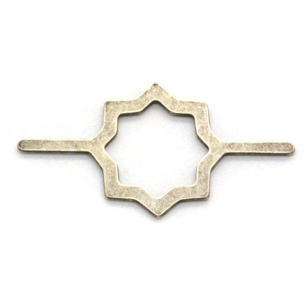 Star shaped jewelry connector - 5pcs pack