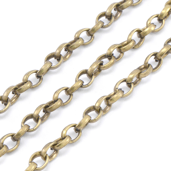5x3.6mm Oval rolo chain