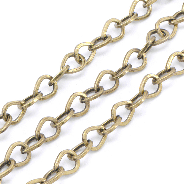 7x6mm Pear shaped link chain